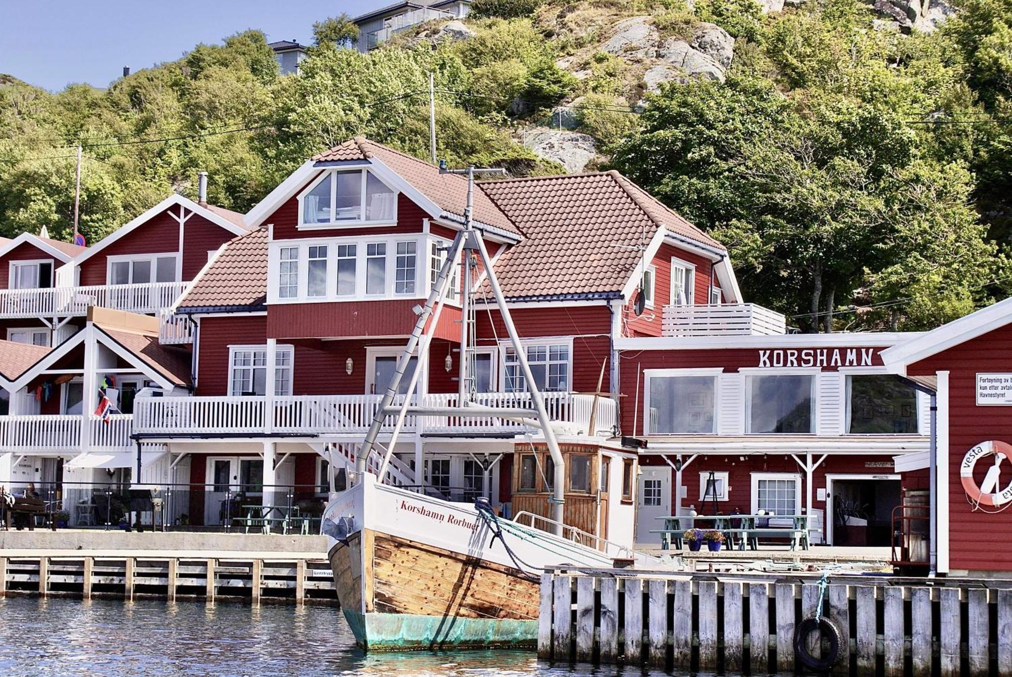 Korshamn Rorbuer Apartment Лингдал Екстериор снимка